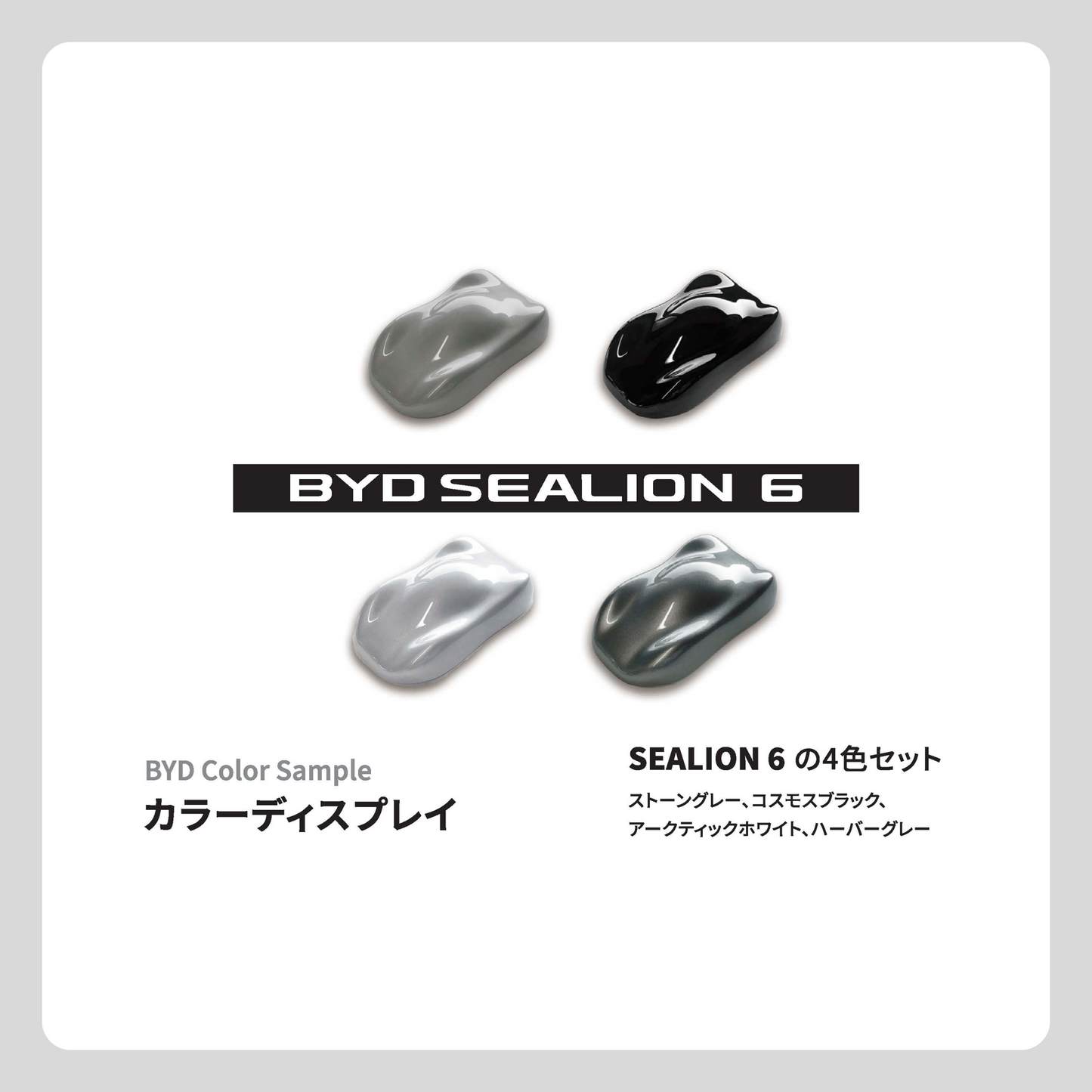 カラーディスプレイ(SEALION 6セット 4色)