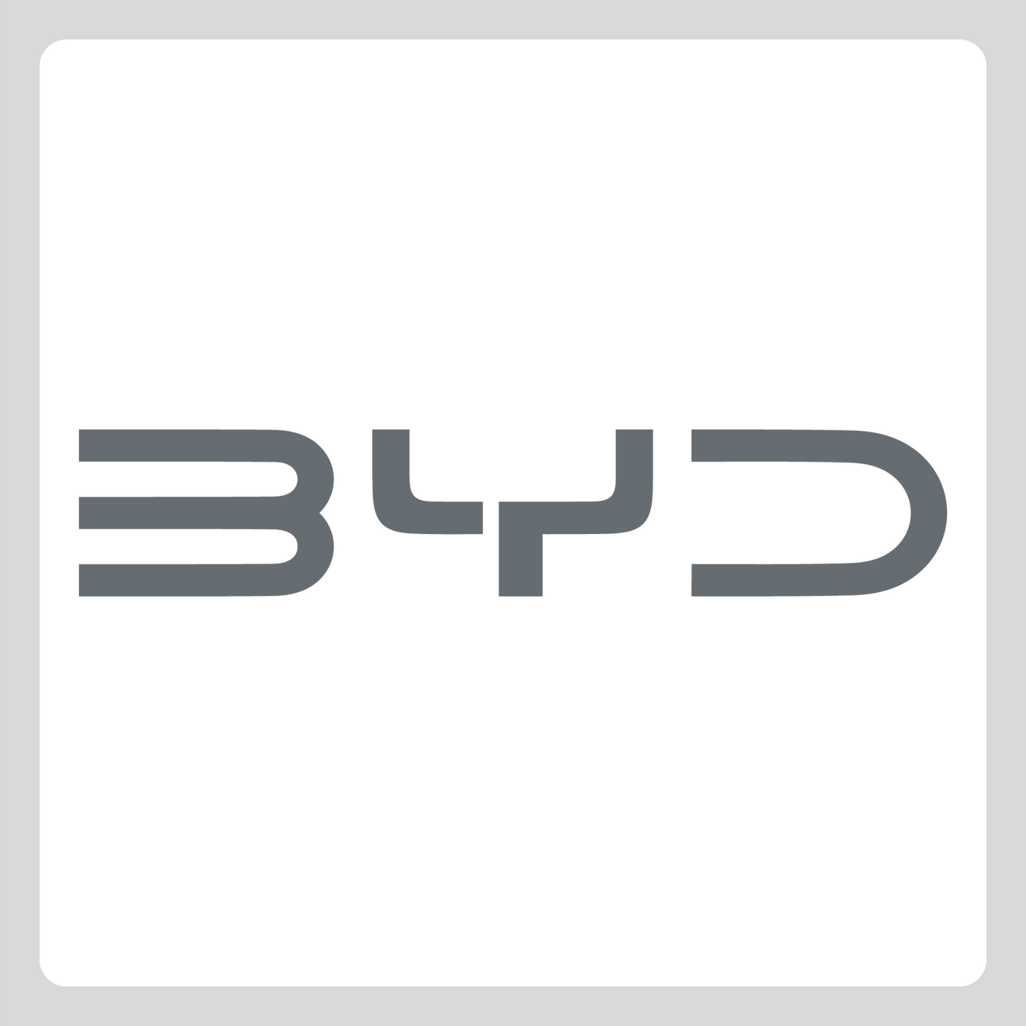 ロゴ：BYD 3色