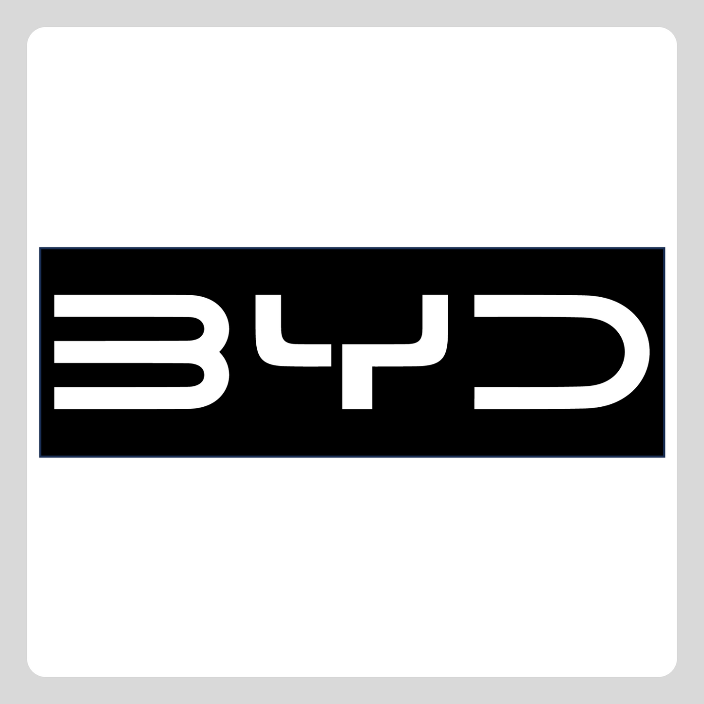 ロゴ：BYD 3色