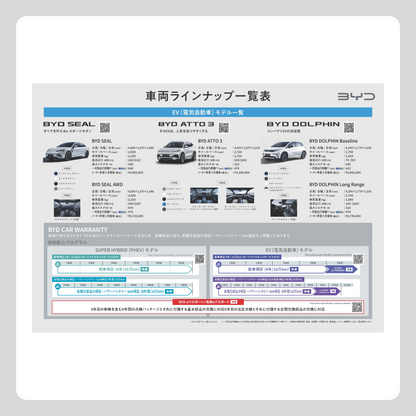 チラシ：車両ラインナップ一覧表 Ver2