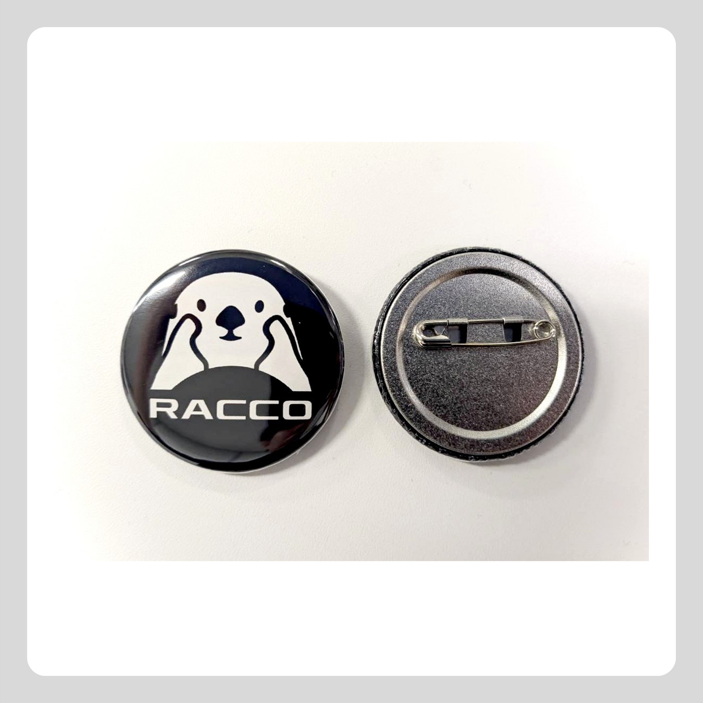 RACCO 缶バッジ