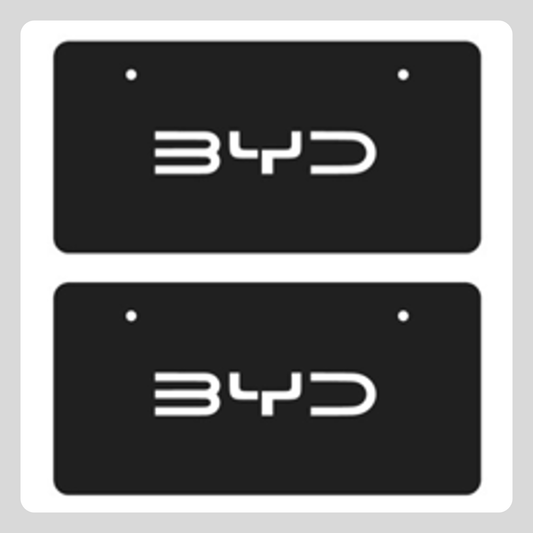 BYDロゴ（封印なし）化粧プレート 2枚1組