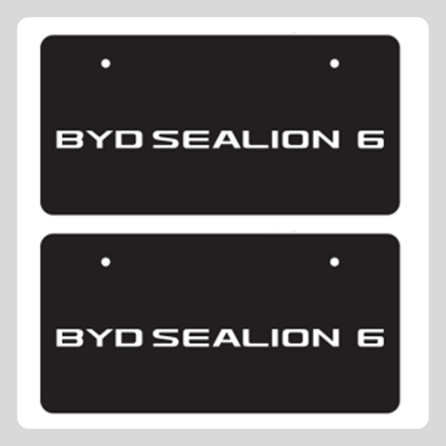 SEALION 6（封印なし）化粧プレート 2枚1組