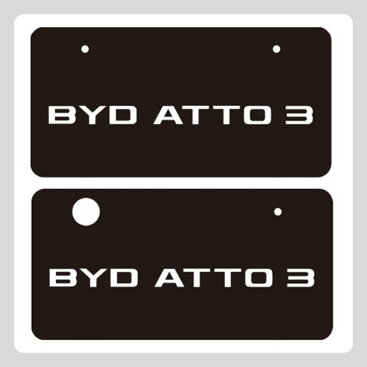 ATTO3 EX（封印あり）化粧プレート 2枚1組