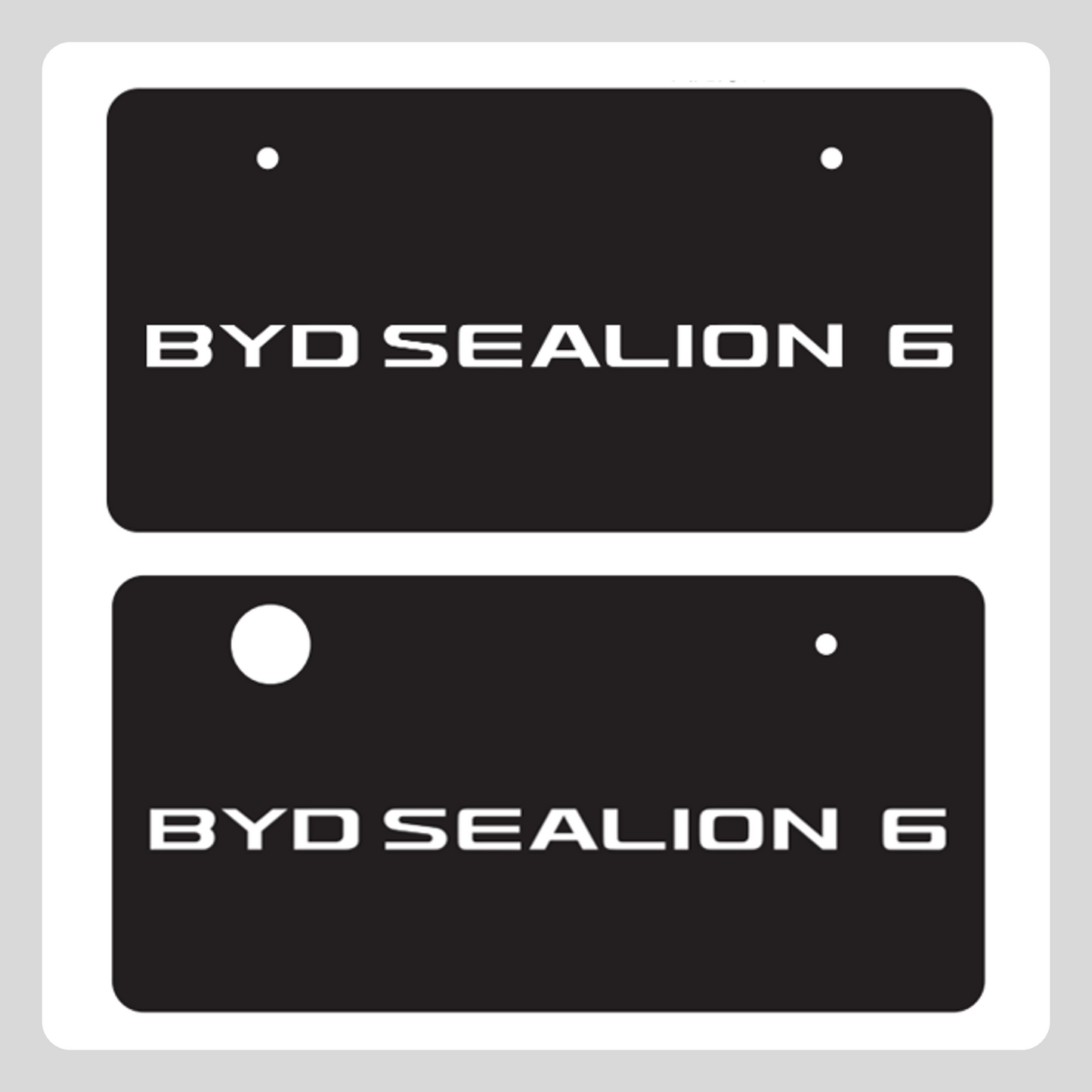 SEALION 6（封印あり）化粧プレート 2枚1組