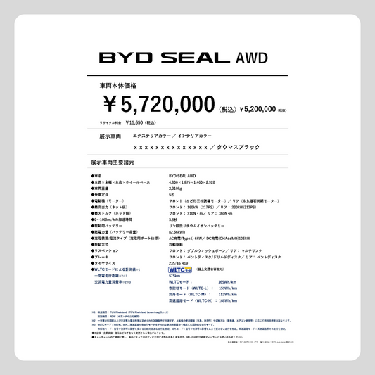 SEAL FL AWD (縦型)