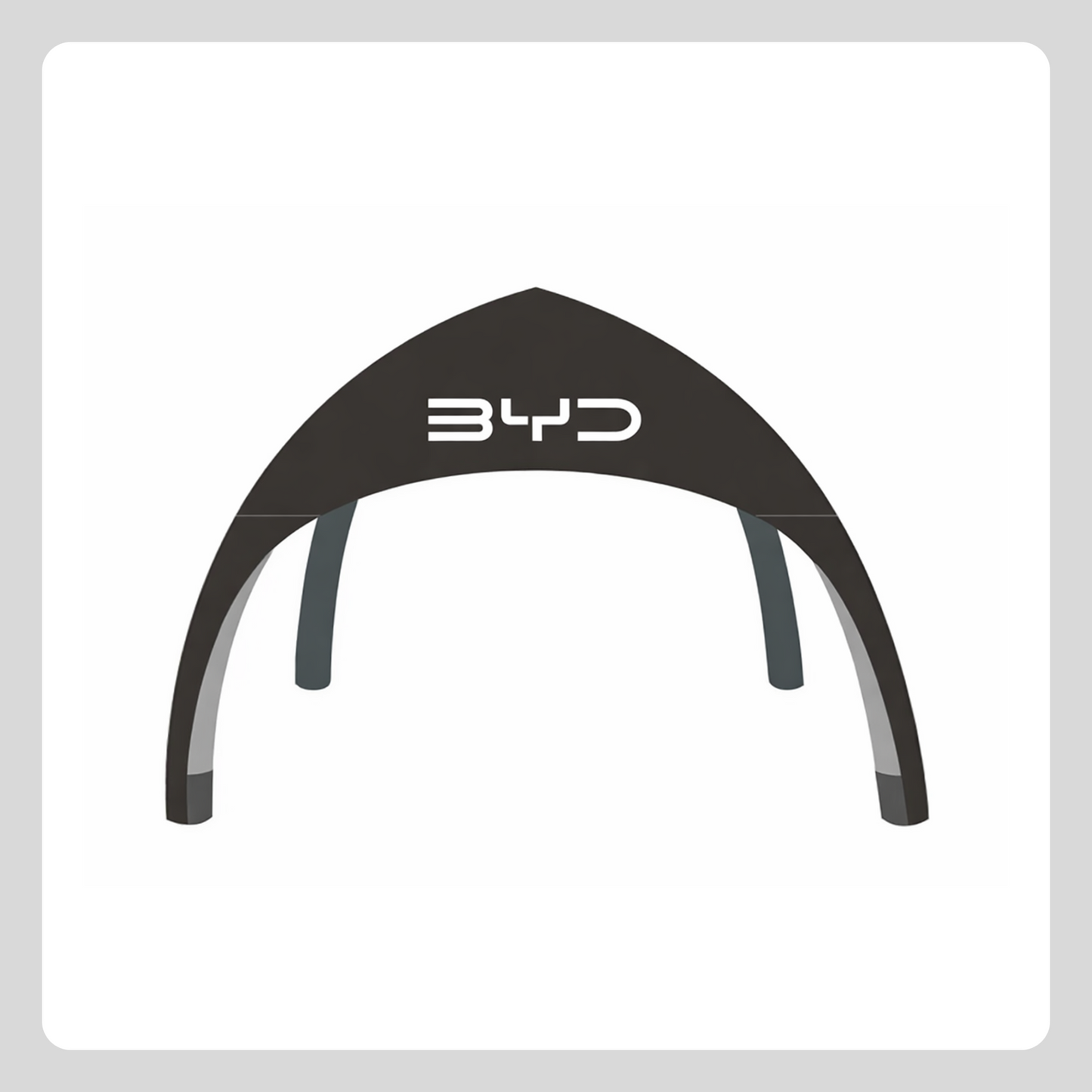 BYD ブラック エアドームテント (3×3m)