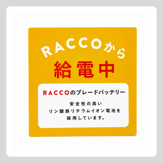 RACCO  給電中パネルのみ（キャラバン使用品）